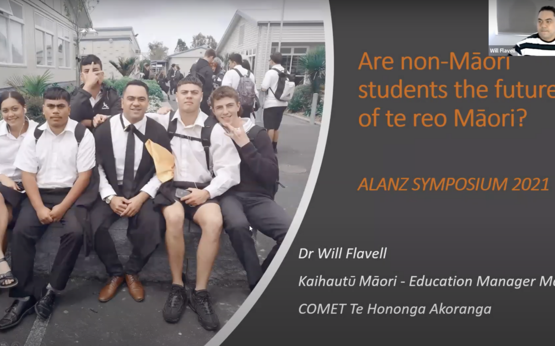 ALANZ Symposium – Plenary talk: Will Flavell